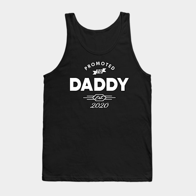 New Daddy - Promoted to Daddy Est. 2020 Tank Top by KC Happy Shop